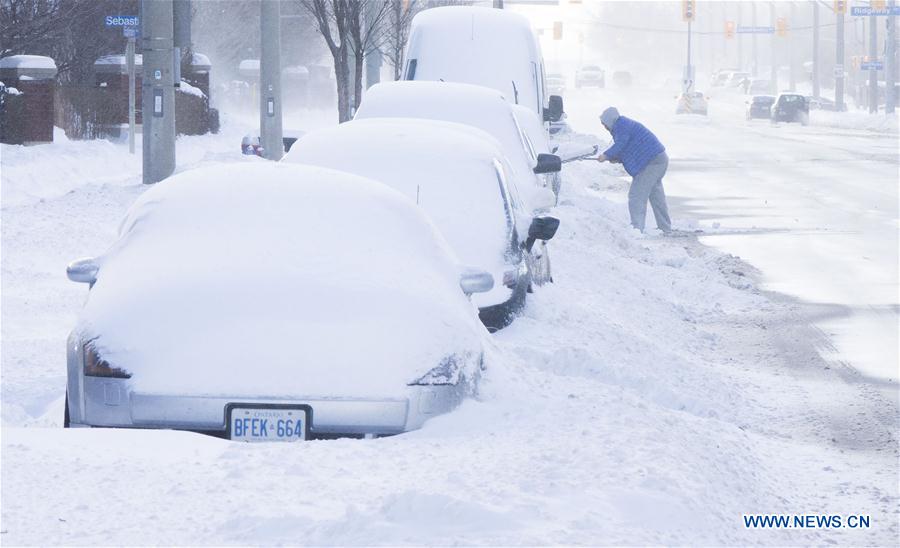 CANADA-TORONTO-SNOW