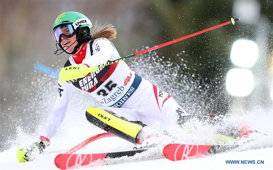 (SP)CROATIA-ZAGREB-SKIING-FIS WORLD CUP-ALPINE SKIING LADIES' SLALOM