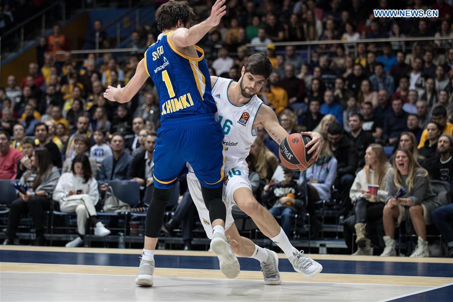 (SP)RUSSIA-KHIMKI-BASKETBALL-EUROLEAGUE-KHIMKI MOSCOW REGION VS REAL MADRID