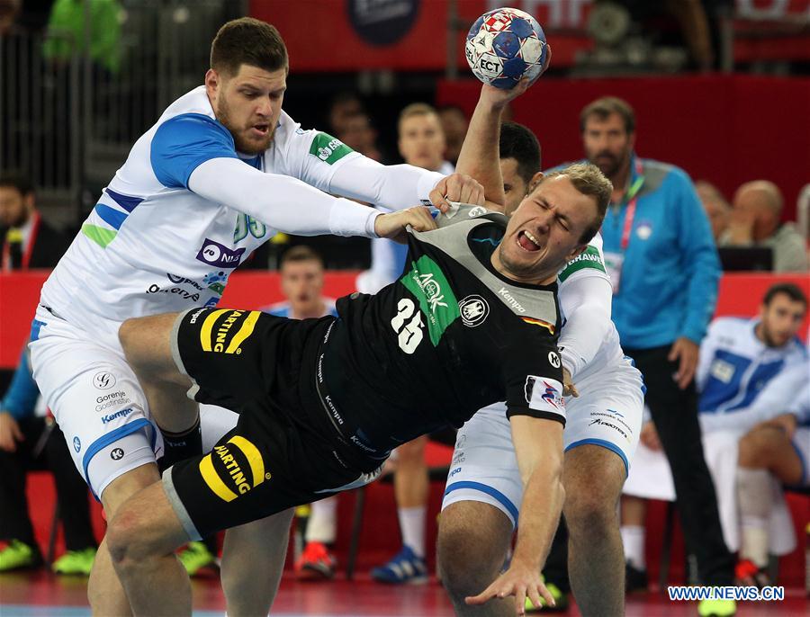 (SP)CROATIA-ZAGREB-HANDBALL-EHF EURO 2018-SLO VS GER