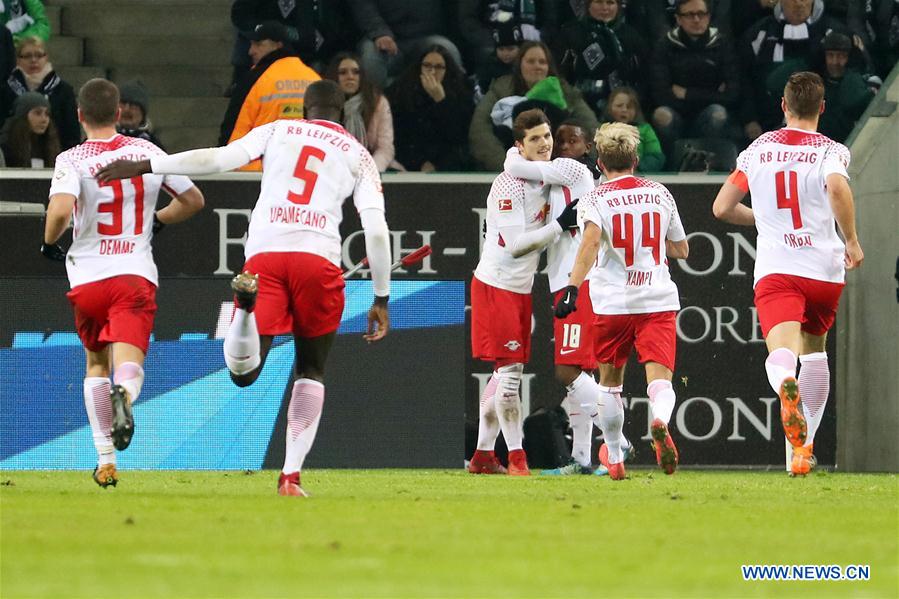 (SP)GERMANY-MOENCHENGLADBACH-SOCCER-BUNDESLIGA-MOENCHENGLADBACH VS LEIPZIG