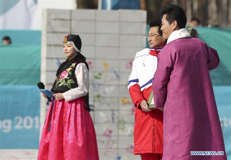 (SP)OLY-SOUTH KOREA-PYEONGCHANG-TEAM WELCOME CEREMONY-DPRK