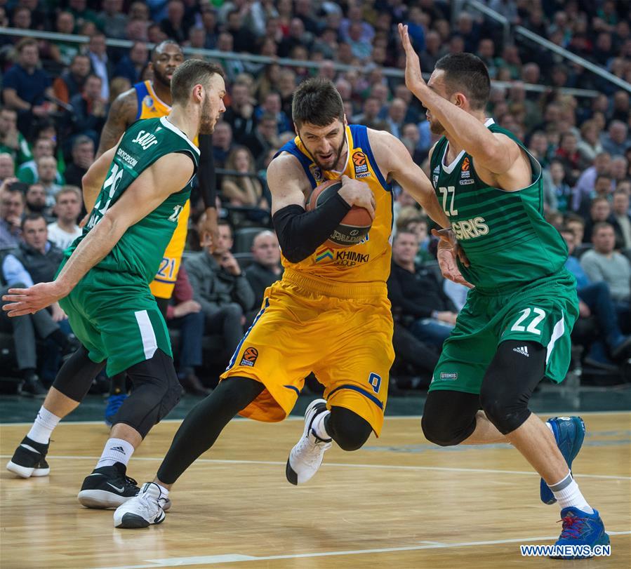 (SP)LITHUANIA-KAUNAS-BASKETBALL-EUROLEAGUE-ZALGIRIS KAUNAS VS KHIMKI MOSCOW REGION