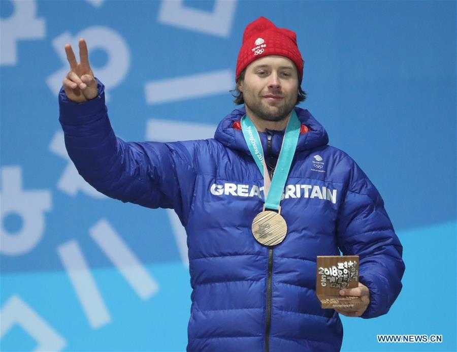 (SP)OLY-SOUTH KOREA-PYEONGCHANG-SNOWBOARD-MEN'S BIG AIR-MEDAL CEREMONY