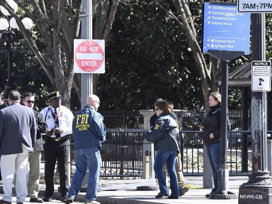 U.S.-WASHINGTON D.C.-WHITE HOUSE-SHOOTING