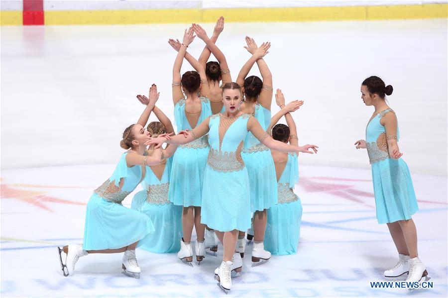 (SP)CROATIA-ZAGREB-ISU WORLD JUNIOR SYNCHRONIZED SKATING CHAMPIONSHIPS