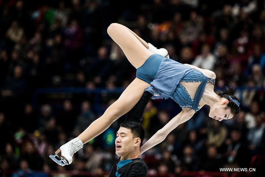 (SP)ITALY-MILAN-FIGURE SKATING-ISU WORLD CHAMPIONSHIPS 