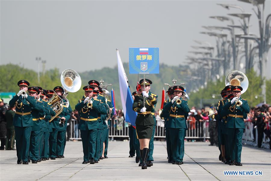 CHINA-BEIJING-SCO-MILITARY BAND FESTIVAL-PARADE (CN)