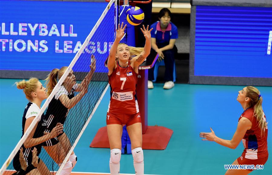 (SP)CHINA-MACAO-VOLLEYBALL-NATIONS LEAGUE-SERBIA VS POLAND(CN)