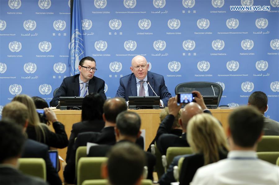 UN-SECURITY COUNCIL-VASSILY NEBENZIA-PRESS CONFERENCE