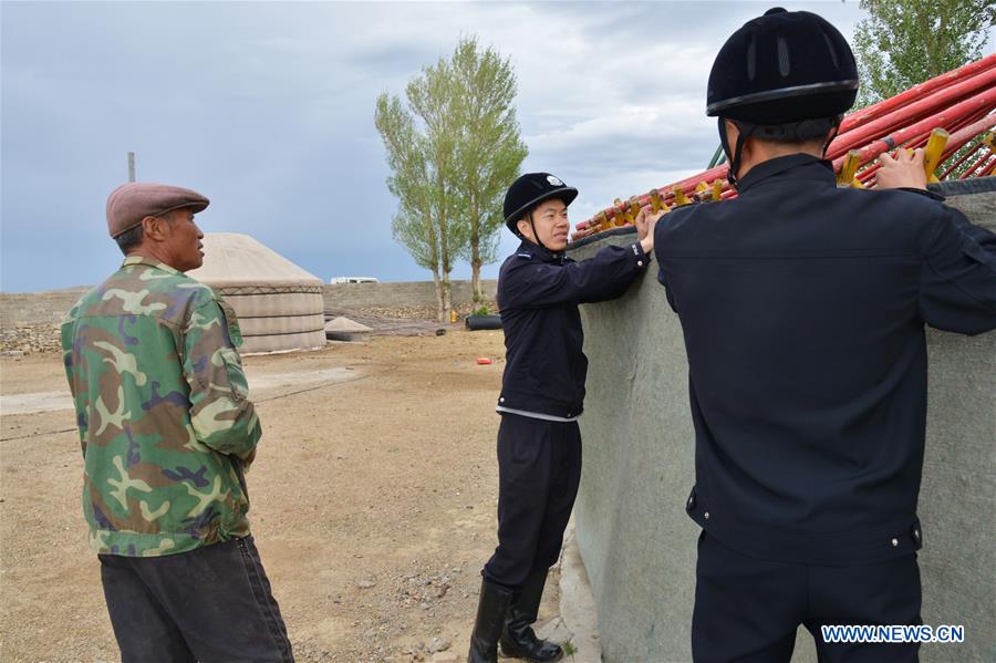 CHINA-INNER MONGOLIA-RAILROAD-MOUNTED POLICE (CN)