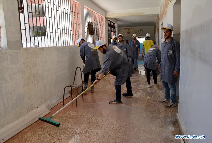 SYRIA-DARAYA-SCHOOL-REBUILDING