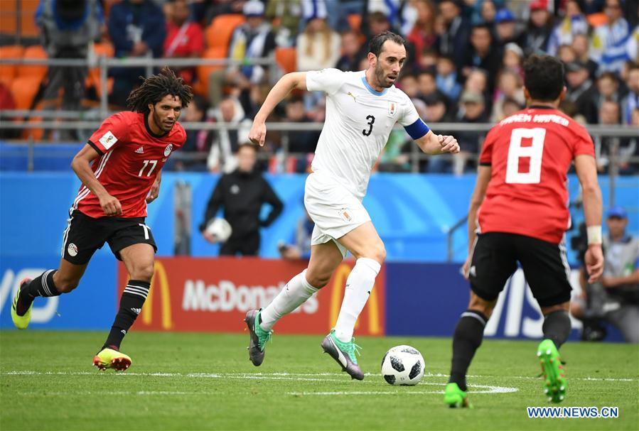 (SP)RUSSIA-YEKATERINBURG-2018 WORLD CUP-GROUP A-EGYPT VS URUGUAY