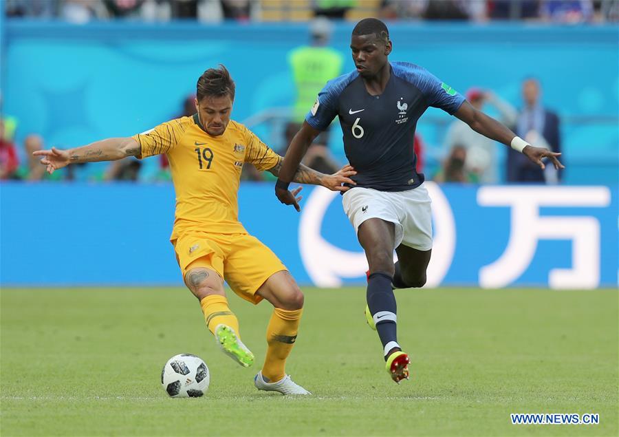 (SP)RUSSIA-KAZAN-2018 WORLD CUP-GROUP C-FRANCE VS AUSTRALIA