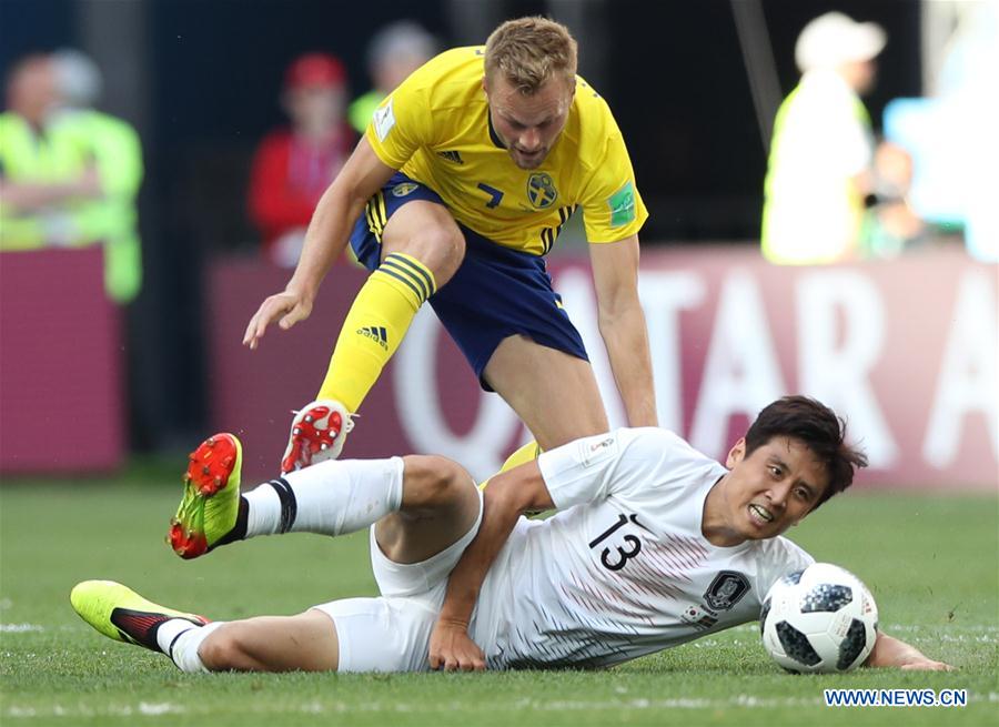 (SP)RUSSIA-NIZHNY NOVGOROD-2018 WORLD CUP-GROUP F-SWEDEN VS SOUTH KOREA 