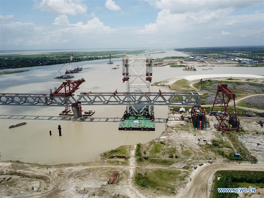 BANGLADESH-PADMA-BRIDGE-5TH SPAN-INSTALLATION