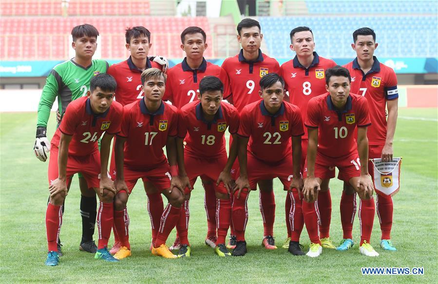 (SP)INDONESIA-BEKASI-ASIAN GAMES-MEN'S FOOTBALL-HONG KONG VS LAOS