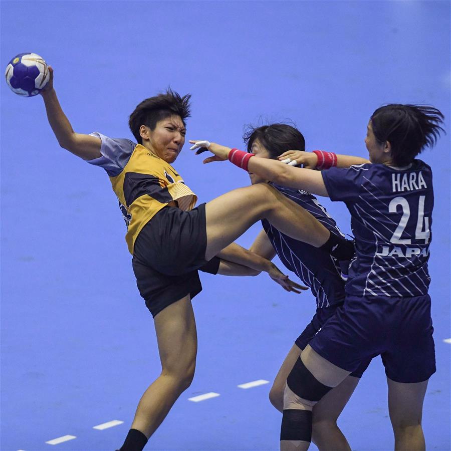 (SP)INDONESIA-JAKARTA-ASIAN GAMES-HANDBALL-JAPAN VS HONG KONG