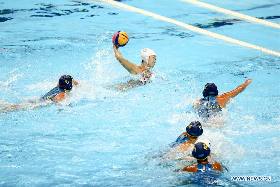 (SP)INDONESIA-JAKARTA-ASIAN GAMES-WATER POLO-CHINA VS KAZAKHSTAN