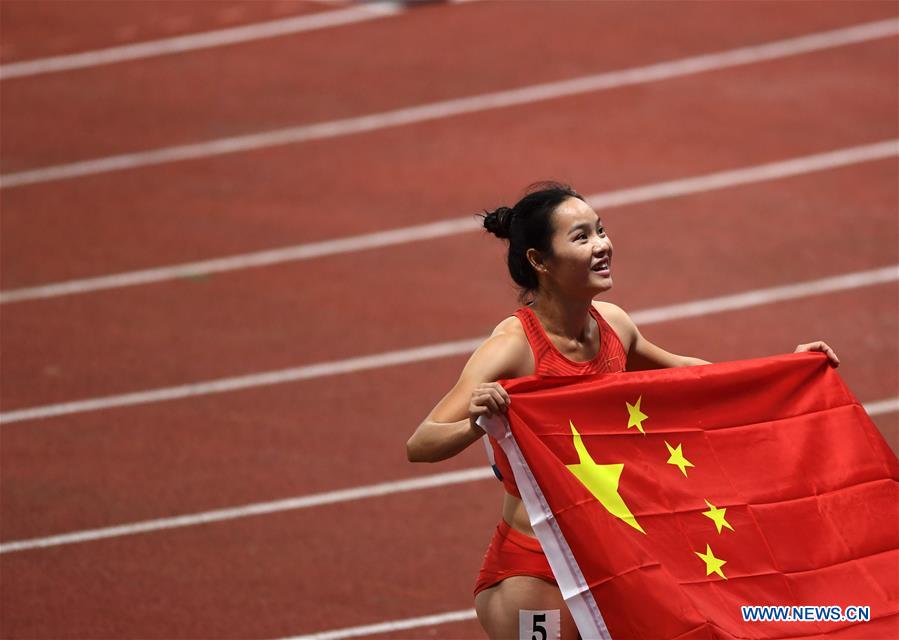 (SP)INDONESIA-JAKARTA-ASIAN GAMES-ATHLETICS-WOMEN'S 100M