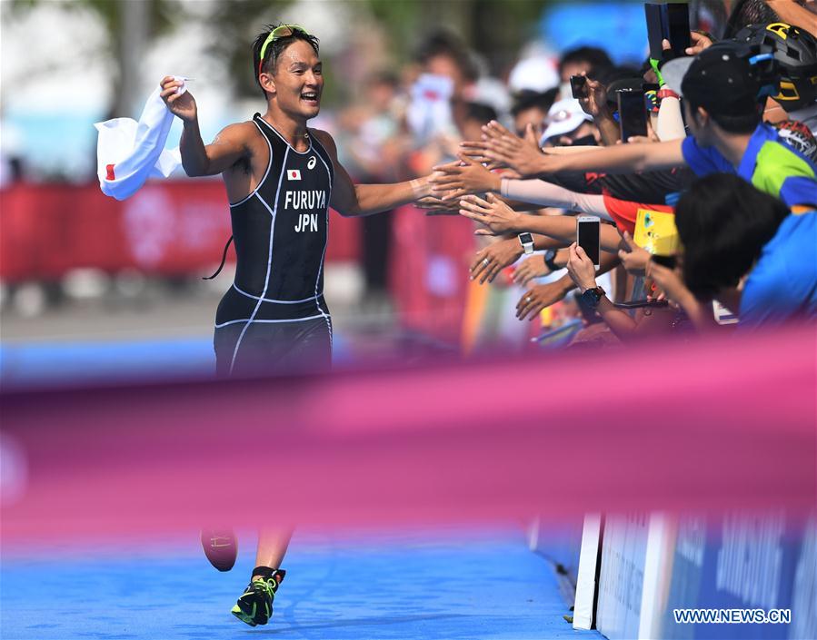 (SP)INDONESIA-PALEMBANG-ASIAN GAMES-TRIATHLON