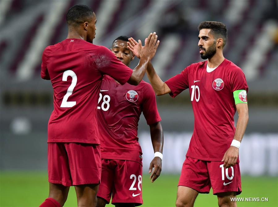 (SP)QATAR-DOHA-SOCCER-FRIENDLY MATCH-QATAR VS PALESTINE