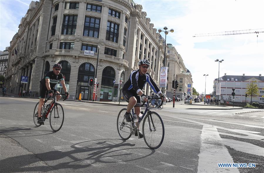 BELGIUM-BRUSSELS-CAR FREE DAY