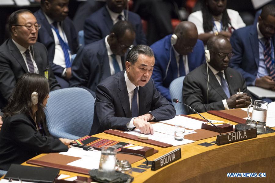 UN-SECURITY COUNCIL MEETING-KOREAN PENINSULA-CHINA-WANG YI