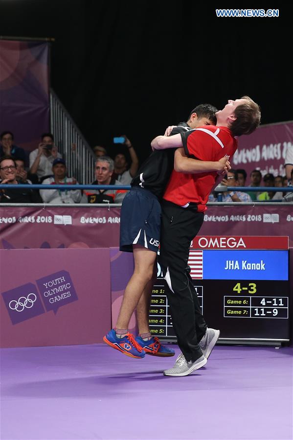 (SP)ARGENTINA-BUENOS AIRES-SUMMER YOUTH OLYMPIC GAMES-TABLE TENNIS