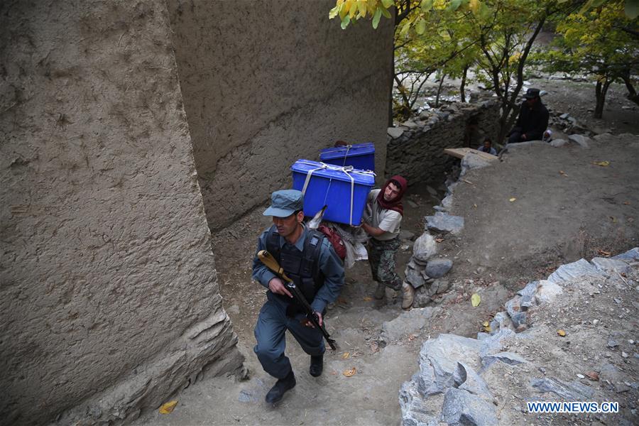 AFGHANISTAN-PANJSHIR-ELECTION MATERIALS