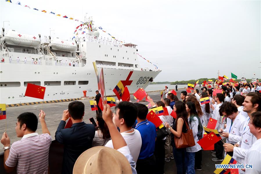 ECUADOR-GUAYAQUIL-CHINA-PEACE ARK