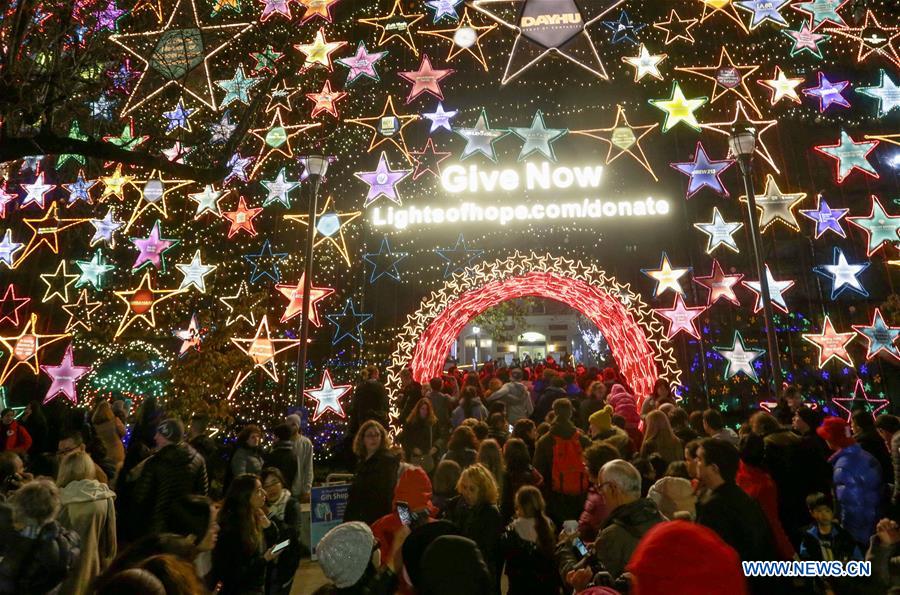 CANADA-VANCOUVER-LIGHTS OF HOPE-DISPLAY