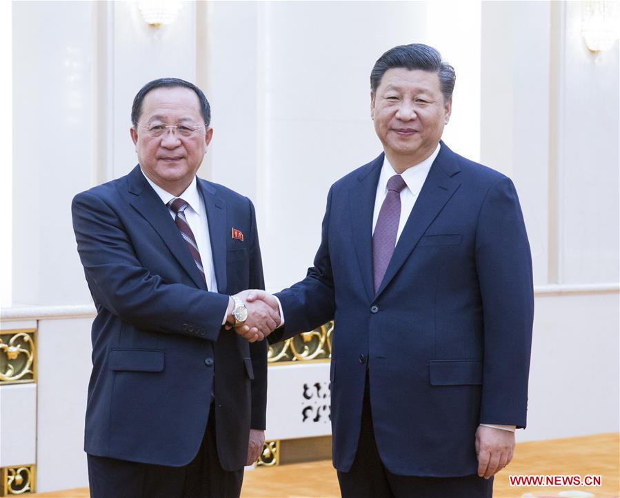 CHINA-BEIJING-XI JINPING-DPRK FM-MEETING (CN)