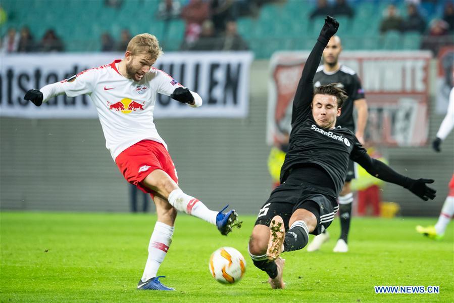 (SP)GERMANY-LEIPZIG-SOCCER-EUROPA LEAGUE-LEIPZIG VS ROSENBORG