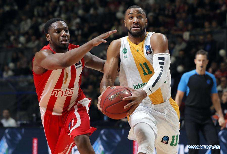 (SP)SERBIA-BELGRADE-BASKETBALL-EUROCUP-CRVENA ZVEZDA VS LIMOGES