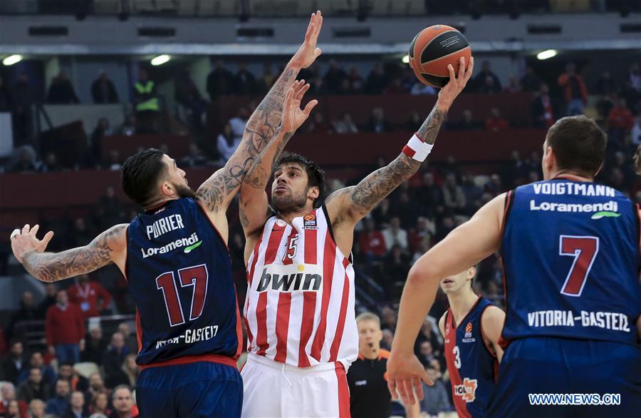 (SP)GREECE-PIRAEUS-OLYMPIACOS-EUROLEAGUE-BASKETBALL