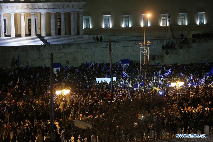 GREECE-ATHENS-DEMONSTRATION-MACEDONIA-NAME DEAL