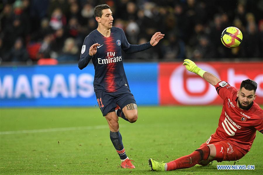 (SP)FRANCE-PARIS-FOOTBALL-LIGUE 1-PARIS SAINT-GERMAIN VS RENNES