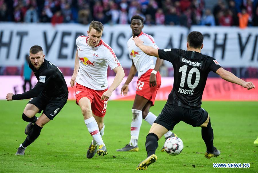 (SP)GERMANY-LEIPZIG-SOCCER-BUNDESLIGA-LEIPZIG VS FRANKFURT