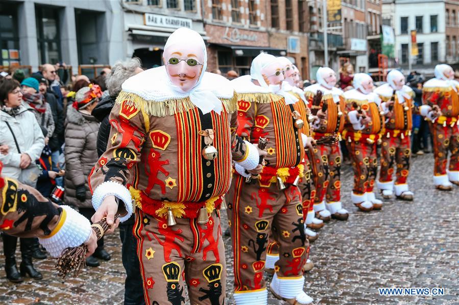 BELGIUM-BINCHE-CARNIVAL-GILLE