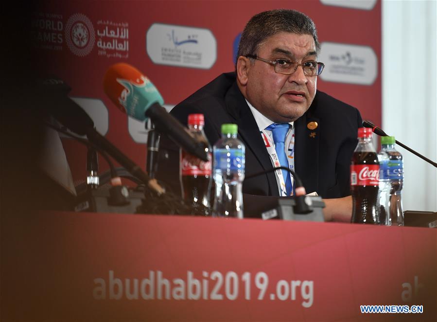 (SP)UAE-ABU DHABI-SPECIAL OLYMPICS-PRESS CONFERENCE