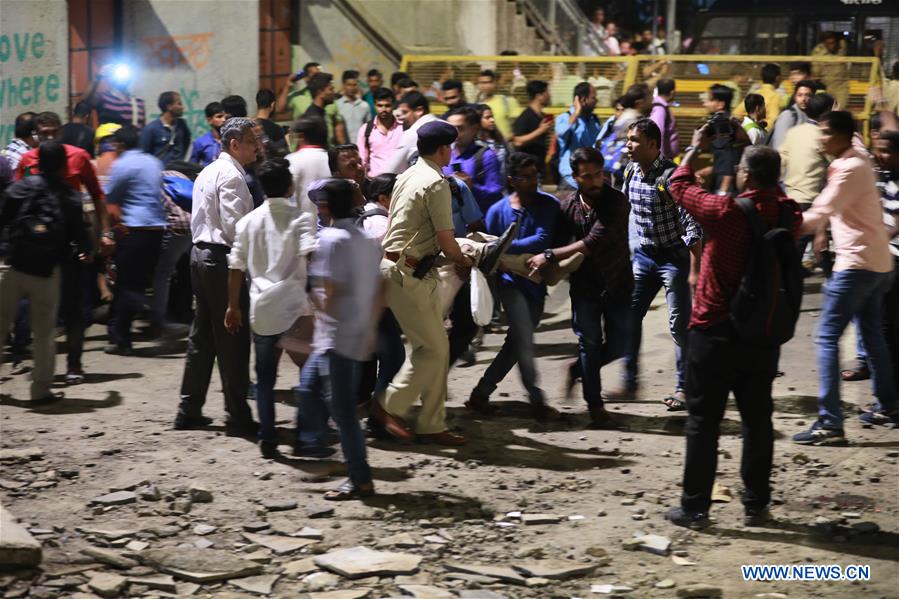 INDIA-MUMBAI-FOOTBRIDGE-COLLAPSE