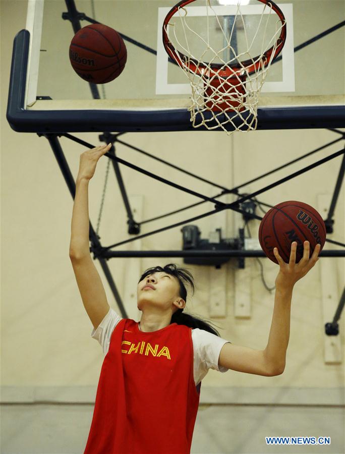 (SP)U.S.-LOS ANGELES-WNBA-DRAFT-HAN XU