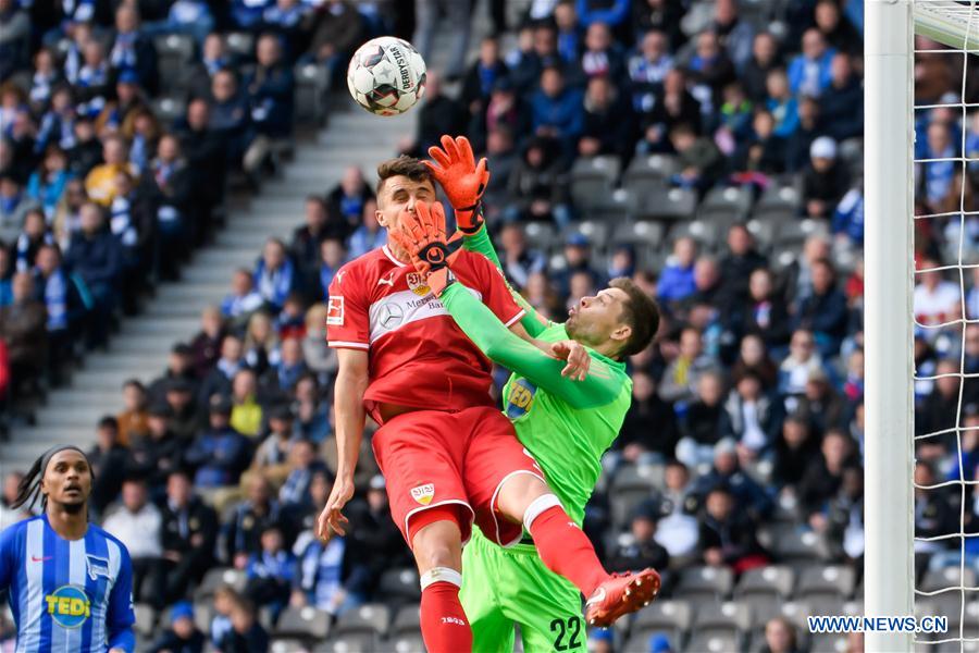 (SP)GERMANY-BERLIN-SOCCER-BUNDESLIGA-HERTHA VS STUTTGART