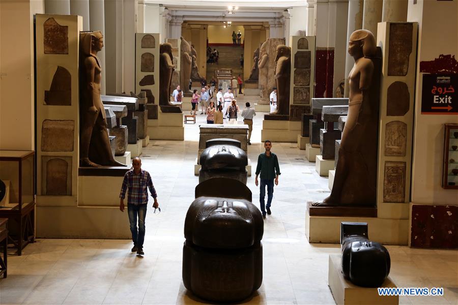 EGYPT-CAIRO-EGYPTIAN MUSEUM-VISIT