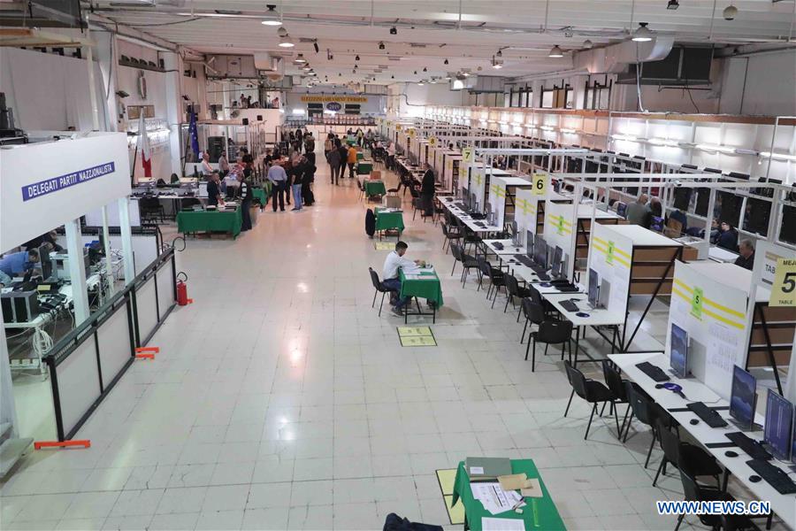 MALTA-NAXXAR-COUNTING VOTES-EP ELECTION