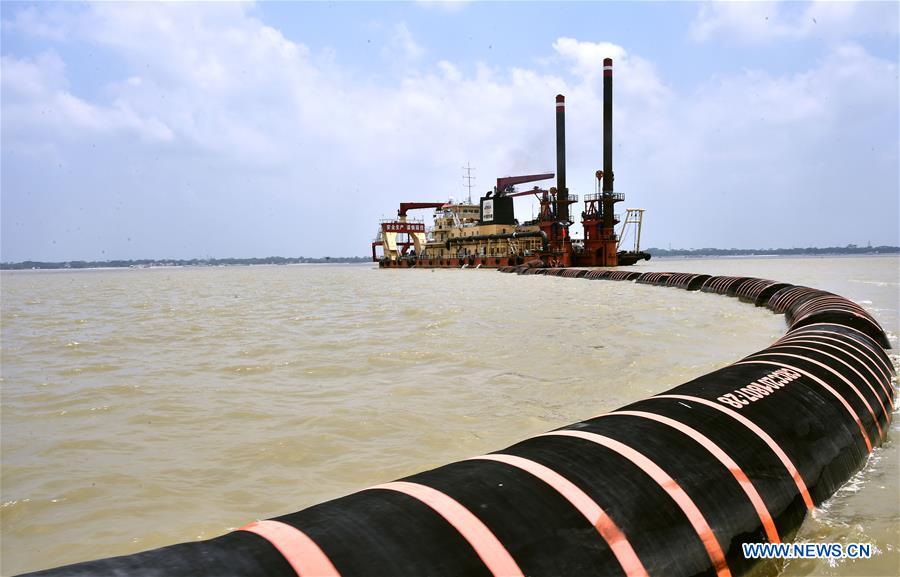 BANGLADESH-SHARIATPUR-RIVER-DREDGING