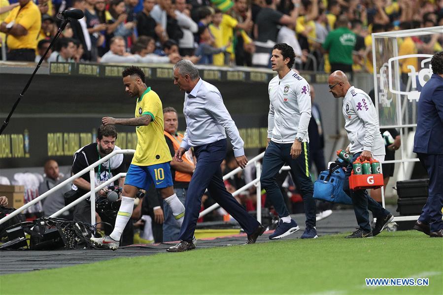 (SP)BRAZIL-BRASILIA-SOCCER-BRAZIL VS QATAR-NEYMAR