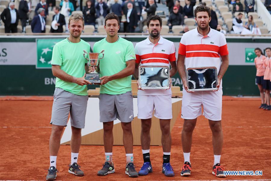 (SP)FRANCE-PARIS-TENNIS-ROLAND GARROS-FRENCH OPEN-MEN'S DOUBLES FINAL