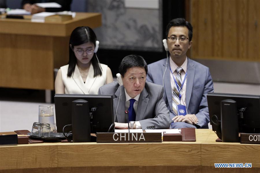 UN-SECURITY COUNCIL-SYRIA-CHINA-ENVOY